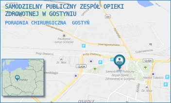 PORADNIA CHIRURGICZNA - SAMODZIELNY PUBLICZNY ZESPÓŁ OPIEKI ZDROWOTNEJ W GOSTYNIU - PL.K. MARCINKOWSKIEGO 8/9,  GOSTYŃ