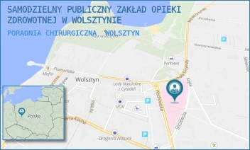 PORADNIA CHIRURGICZNA - SAMODZIELNY PUBLICZNY ZAKŁAD OPIEKI ZDROWOTNEJ W WOLSZTYNIE - WSCHOWSKA 3,  WOLSZTYN