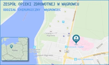 ODDZIAŁ CHIRURGICZNY - ZESPÓŁ OPIEKI ZDROWOTNEJ W WĄGROWCU - KOŚCIUSZKI 74,  WĄGROWIEC