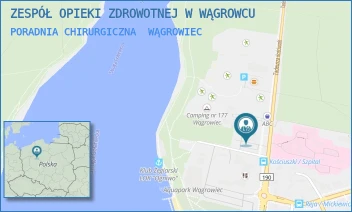 PORADNIA CHIRURGICZNA - ZESPÓŁ OPIEKI ZDROWOTNEJ W WĄGROWCU - KOŚCIUSZKI 53,  WĄGROWIEC