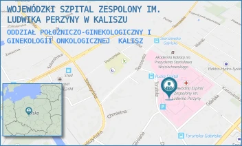 ODDZIAŁ POŁOŻNICZO-GINEKOLOGICZNY I GINEKOLOGII ONKOLOGICZNEJ - WOJEWÓDZKI SZPITAL ZESPOLONY IM. LUDWIKA PERZYNY W KALISZU - TORUŃSKA 7,  KALISZ