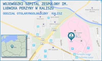 ODDZIAŁ OTOLARYNGOLOGICZNY - WOJEWÓDZKI SZPITAL ZESPOLONY IM. LUDWIKA PERZYNY W KALISZU - POZNAŃSKA 79,  KALISZ
