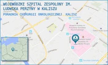 PORADNIA CHIRURGII ONKOLOGICZNEJ - WOJEWÓDZKI SZPITAL ZESPOLONY IM. LUDWIKA PERZYNY W KALISZU - TORUŃSKA 7,  KALISZ