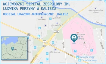 ODDZIAŁ URAZOWO-ORTOPEDYCZNY - WOJEWÓDZKI SZPITAL ZESPOLONY IM. LUDWIKA PERZYNY W KALISZU - POZNAŃSKA 79,  KALISZ