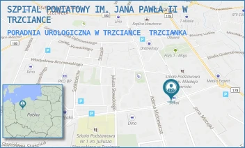 PORADNIA UROLOGICZNA W TRZCIANCE - SZPITAL POWIATOWY IM. JANA PAWŁA II W TRZCIANCE - STASZICA 12,  TRZCIANKA