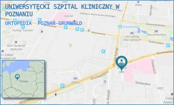 ORTOPEDIA - UNIWERSYTECKI SZPITAL KLINICZNY W POZNANIU - GRUNWALDZKA 16/18,  POZNAŃ-GRUNWALD