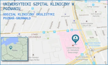 ODDZIAŁ KLINICZNY OKULISTYKI - UNIWERSYTECKI SZPITAL KLINICZNY W POZNANIU - PRZYBYSZEWSKIEGO 49,  POZNAŃ-GRUNWALD