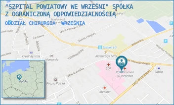 ODDZIAŁ CHIRURGIA - "SZPITAL POWIATOWY WE WRZEŚNI" SPÓŁKA Z OGRANICZONĄ ODPOWIEDZIALNOŚCIĄ - SŁOWACKIEGO 2,  WRZEŚNIA
