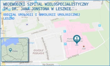 ODDZIAŁ UROLOGII I ONKOLOGII UROLOGICZNEJ - WOJEWÓDZKI SZPITAL WIELOSPECJALISTYCZNY IM. DR. JANA JONSTONA W LESZNIE - KIEPURY 45,  LESZNO