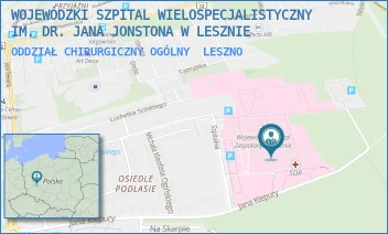 ODDZIAŁ CHIRURGICZNY OGÓLNY - WOJEWÓDZKI SZPITAL WIELOSPECJALISTYCZNY IM. DR. JANA JONSTONA W LESZNIE - KIEPURY 45,  LESZNO