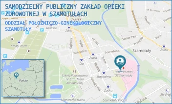 ODDZIAŁ POŁOŻNICZO-GINEKOLOGICZNY - SAMODZIELNY PUBLICZNY ZAKŁAD OPIEKI ZDROWOTNEJ W SZAMOTUŁACH - SUKIENNICZA 13,  SZAMOTUŁY