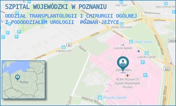 ODDZIAŁ TRANSPLANTOLOGII I CHIRURGII OGÓLNEJ Z PODODDZIAŁEM UROLOGII - SZPITAL WOJEWÓDZKI W POZNANIU - JURASZÓW 7-19,  POZNAŃ-JEŻYCE
