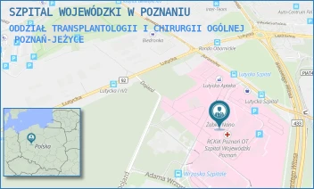 ODDZIAŁ TRANSPLANTOLOGII I CHIRURGII OGÓLNEJ - SZPITAL WOJEWÓDZKI W POZNANIU - JURASZÓW 7-19,  POZNAŃ-JEŻYCE