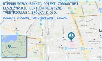 ODDZIAŁ URAZOWO -ORTOPEDYCZNY - NIEPUBLICZNY ZAKŁAD OPIEKI ZDROWOTNEJ LESZCZYŃSKIE CENTRUM MEDYCZNE "VENTRICULUS" SPÓŁKA Z O.O. - SŁOWIAŃSKA 41,  LESZNO
