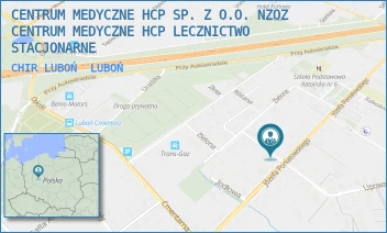 CHIR LUBOŃ - CENTRUM MEDYCZNE HCP SPÓŁKA Z O.O. NZOZ CENTRUM MEDYCZNE HCP LECZNICTWO AMBULATORYJNE - LIPOWA 60,  LUBOŃ