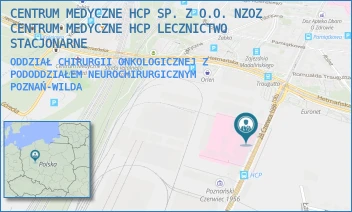 ODDZIAŁ CHIRURGII ONKOLOGICZNEJ Z PODODDZIAŁEM NEUROCHIRURGICZNYM - CENTRUM MEDYCZNE HCP SPÓŁKA Z O.O. NZOZ CENTRUM MEDYCZNE HCP LECZNICTWO AMBULATORYJNE - 28 CZERWCA1956 194,  POZNAŃ-WILDA