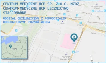 ODDZIAŁ CHIRURGICZNY Z PODODDZIAŁEM UROLOGICZNYM - CENTRUM MEDYCZNE HCP SPÓŁKA Z O.O. NZOZ CENTRUM MEDYCZNE HCP LECZNICTWO AMBULATORYJNE - 28 CZERWCA1956 194,  POZNAŃ-WILDA