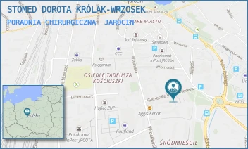 PORADNIA CHIRURGICZNA - STOMED DOROTA KRÓLAK-WRZOSEK - GENERAŁA JÓZEFA HALLERA 9,  JAROCIN