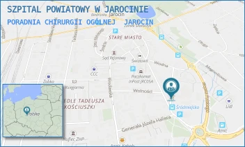 PORADNIA CHIRURGII OGÓLNEJ - SZPITAL POWIATOWY W JAROCINIE - SZPITALNA 1,  JAROCIN