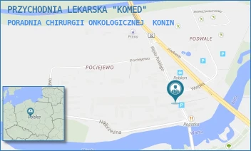 PORADNIA CHIRURGII ONKOLOGICZNEJ - PRZYCHODNIA LEKARSKA "KOMED" - WOJSKA POLSKIEGO 6,  KONIN