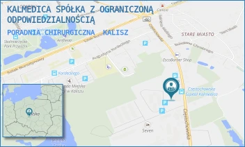 PORADNIA CHIRURGICZNA - KALMEDICA SPÓŁKA Z OGRANICZONĄ ODPOWIEDZIALNOŚCIĄ - CZĘSTOCHOWSKA 71-75,  KALISZ