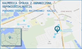 PORADNIA CHIRURGII NACZYNIOWEJ - KALMEDICA SPÓŁKA Z OGRANICZONĄ ODPOWIEDZIALNOŚCIĄ - CZĘSTOCHOWSKA 71-75,  KALISZ