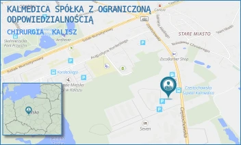 CHIRURGIA - KALMEDICA SPÓŁKA Z OGRANICZONĄ ODPOWIEDZIALNOŚCIĄ - CZĘSTOCHOWSKA 71-75,  KALISZ