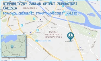 PORADNIA CHIRURGII STOMATOLOGICZNEJ - NIEPUBLICZNY ZAKŁAD OPIEKI ZDROWOTNEJ CALISIA - KWIATOWA 1,  KALISZ