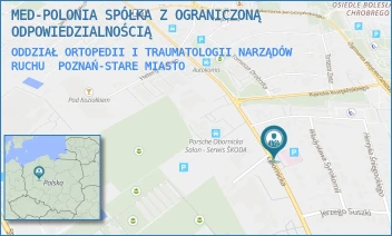 ODDZIAŁ ORTOPEDII I TRAUMATOLOGII NARZĄDÓW RUCHU - MED-POLONIA SPÓŁKA Z OGRANICZONĄ ODPOWIEDZIALNOŚCIĄ - OBORNICKA 262,  POZNAŃ-STARE MIASTO