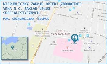 POR. CHIRURGICZNA - NIEPUBLICZNY ZAKŁAD OPIEKI ZDROWOTNEJ VENA S.C. ZAKŁAD USŁUG SPECJALISTYCZNYCH - SIKORSKIEGO 1/19,20,  SŁUPCA