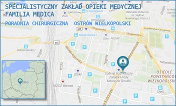 PORADNIA CHIRURGICZNA - SPECJALISTYCZNY ZAKŁAD OPIEKI MEDYCZNEJ FAMILIA MEDICA - KOŚCIUSZKI 15,  OSTRÓW WIELKOPOLSKI