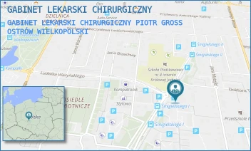 GABINET LEKARSKI CHIRURGICZNY PIOTR GROSS - GABINET LEKARSKI CHIRURGICZNY - ŚMIGIELSKIEGO 20,  OSTRÓW WIELKOPOLSKI