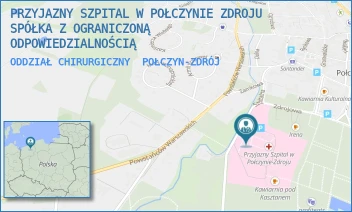 ODDZIAŁ CHIRURGICZNY - PRZYJAZNY SZPITAL W POŁCZYNIE ZDROJU SPÓŁKA Z OGRANICZONĄ ODPOWIEDZIALNOŚCIĄ - SZPITALNA 5,  POŁCZYN-ZDRÓJ