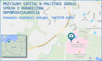 PORADNIA CHIRURGII OGÓLNEJ - PRZYJAZNY SZPITAL W POŁCZYNIE ZDROJU SPÓŁKA Z OGRANICZONĄ ODPOWIEDZIALNOŚCIĄ - SZPITALNA 5,  POŁCZYN-ZDRÓJ