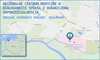 ODDZIAŁ CHIRURGII OGÓLNEJ - REGIONALNE CENTRUM MEDYCZNE W BIAŁOGARDZIE SPÓŁKA Z OGRANICZONĄ ODPOWIEDZIALNOŚCIĄ - SZPITALNA 7,  BIAŁOGARD