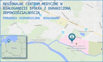 PORADNIA CHIRURGICZNA - REGIONALNE CENTRUM MEDYCZNE W BIAŁOGARDZIE SPÓŁKA Z OGRANICZONĄ ODPOWIEDZIALNOŚCIĄ - SZPITALNA 7,  BIAŁOGARD