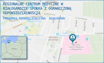 PORADNIA REHABILITACYJNA - REGIONALNE CENTRUM MEDYCZNE W BIAŁOGARDZIE SPÓŁKA Z OGRANICZONĄ ODPOWIEDZIALNOŚCIĄ - CHOPINA 29,  BIAŁOGARD