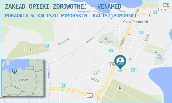 PORADNIA W KALISZU POMORSKIM - ZAKŁAD OPIEKI ZDROWOTNEJ - VENAMED - WOLNOŚCI 14,  KALISZ POMORSKI