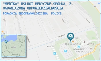 PORADNIA ENDOKRYNOLOGICZNA - "MEDIKA" USŁUGI MEDYCZNE SPÓŁKA  Z  OGRANICZONĄ ODPOWIEDZIALNOŚCIĄ - KUŹNICKA 1,  POLICE
