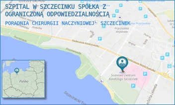 PORADNIA CHIRURGII NACZYNIOWEJ - SZPITAL W SZCZECINKU SPÓŁKA Z OGRANICZONĄ ODPOWIEDZIALNOŚCIĄ - KILIŃSKIEGO 7,  SZCZECINEK