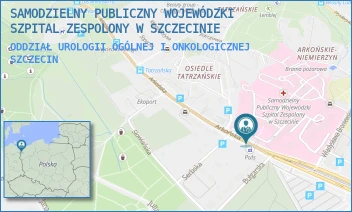 ODDZIAŁ UROLOGII OGÓLNEJ I ONKOLOGICZNEJ - SAMODZIELNY PUBLICZNY WOJEWÓDZKI SZPITAL ZESPOLONY W SZCZECINIE - ARKOŃSKA 4,  SZCZECIN
