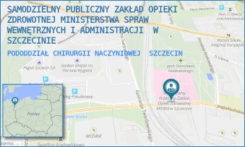 PODODDZIAŁ CHIRURGII NACZYNIOWEJ - SAMODZIELNY PUBLICZNY ZAKŁAD OPIEKI ZDROWOTNEJ MINISTERSTWA SPRAW WEWNĘTRZNYCH I ADMINISTRACJI  W SZCZECINIE - JAGIELLOŃSKA 44,  SZCZECIN