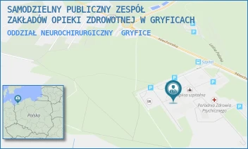 ODDZIAŁ NEUROCHIRURGICZNY - SAMODZIELNY PUBLICZNY ZESPÓŁ ZAKŁADÓW OPIEKI ZDROWOTNEJ W GRYFICACH - NIECHORSKA 27,  GRYFICE