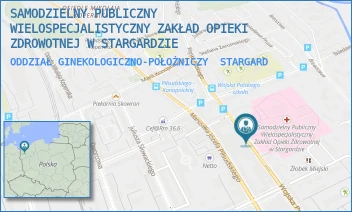 ODDZIAŁ GINEKOLOGICZNO-POŁOŻNICZY - SAMODZIELNY PUBLICZNY WIELOSPECJALISTYCZNY ZAKŁAD OPIEKI ZDROWOTNEJ W STARGARDZIE - WOJSKA POLSKIEGO 27,  STARGARD