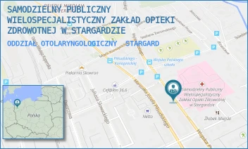 ODDZIAŁ OTOLARYNGOLOGICZNY - SAMODZIELNY PUBLICZNY WIELOSPECJALISTYCZNY ZAKŁAD OPIEKI ZDROWOTNEJ W STARGARDZIE - WOJSKA POLSKIEGO 27,  STARGARD