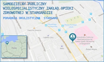 PORADNIA OKULISTYCZNA - SAMODZIELNY PUBLICZNY WIELOSPECJALISTYCZNY ZAKŁAD OPIEKI ZDROWOTNEJ W STARGARDZIE - WOJSKA POLSKIEGO 27,  STARGARD
