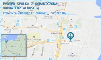 PORADNIA CHIRURGII OGÓLNEJ - EVOMED SPÓŁKA Z OGRANICZONA ODPOWIEDZIALNOŚCIĄ - STANISŁAWA DUBOIS 27,  SZCZECIN