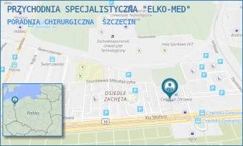 PORADNIA CHIRURGICZNA - PRZYCHODNIA SPECJALISTYCZNA "ELKO-MED" - KU SŁOŃCU 23/24,  SZCZECIN