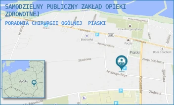 PORADNIA CHIRURGII OGÓLNEJ - SAMODZIELNY PUBLICZNY ZAKŁAD OPIEKI ZDROWOTNEJ - BRACI SPOZÓW 19,  PIASKI