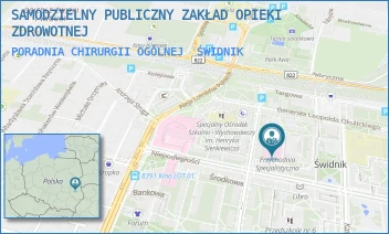 PORADNIA CHIRURGII OGÓLNEJ - SAMODZIELNY PUBLICZNY ZAKŁAD OPIEKI ZDROWOTNEJ - LEŚMIANA 4,  ŚWIDNIK